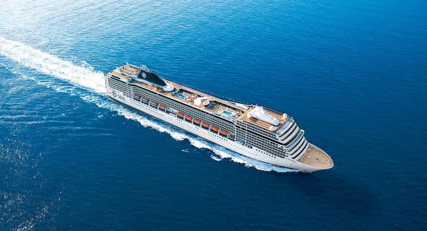 MSC Poesia at sea