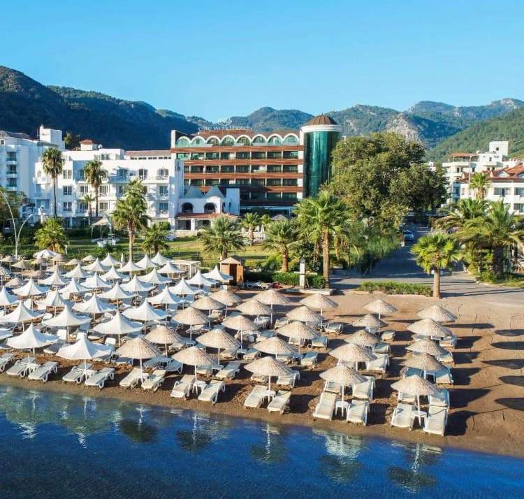 Beach, Blue Rainbow Hotel, Dalaman