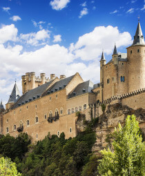 Alcazar of Seggovia fairytale palace