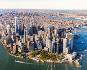 New York from the sky