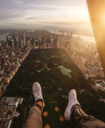 Helicopter over New York