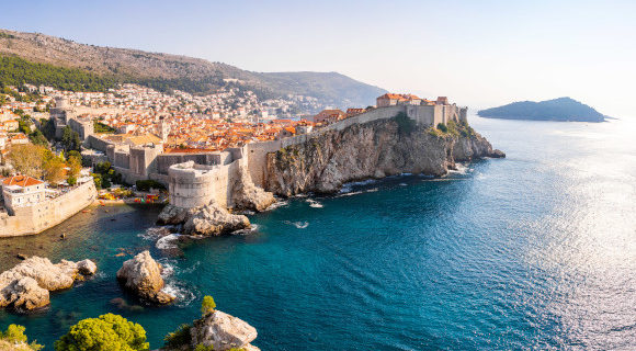 Dubrovnik Croatia Panorama of Game of Thrones setting