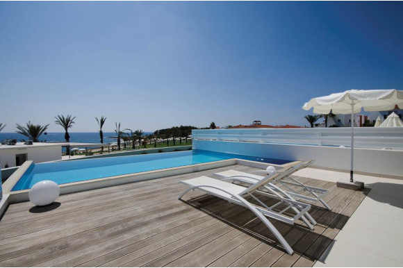 Private pool at King Evelthon Beach Cyprus suite