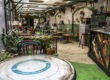 One of Budapest's ruin bars with an iconic garden theme