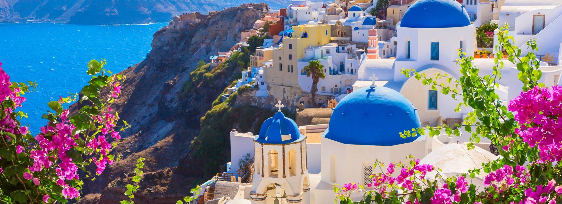 A view of Santorini