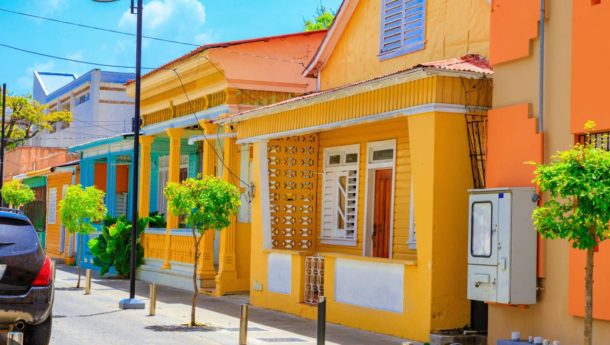 Yellow house in Puerto Plata