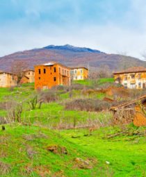 Abandoned village in Gavros