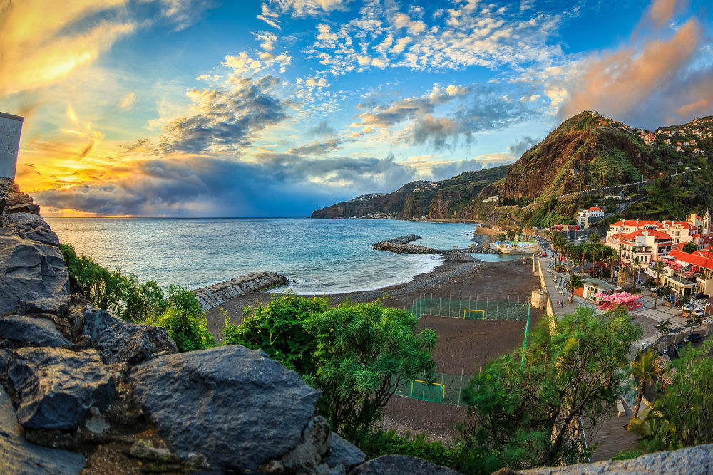 Sonnenuntergang über Ribeira Brava