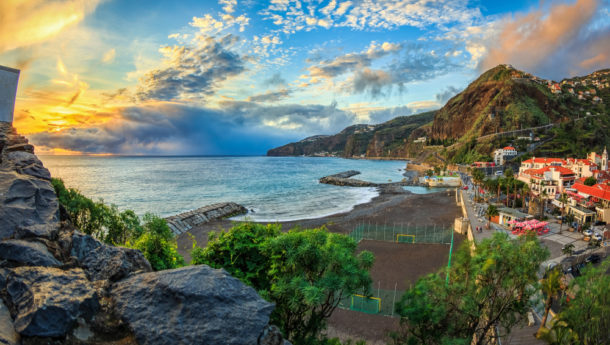 Sonnenuntergang über Ribeira Brava