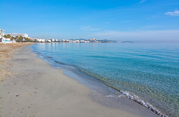 Playa D'en Bossa beach, Ibiza