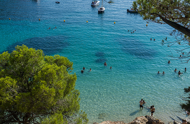 San Antonio beach Ibiza