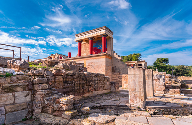 The Palace of Knossos, Crete.