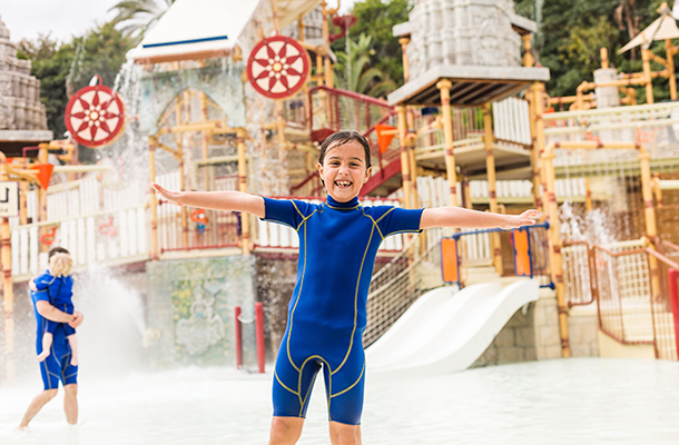 Child playing at Siam Park