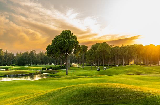 Golf course in Belek Turkey