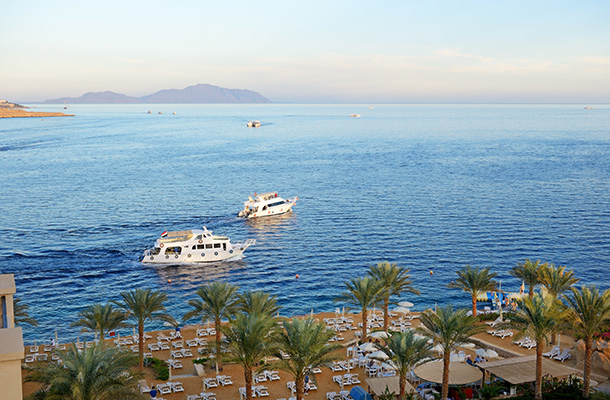 Yachts in Na'ama Bay Sharm el Sheikh