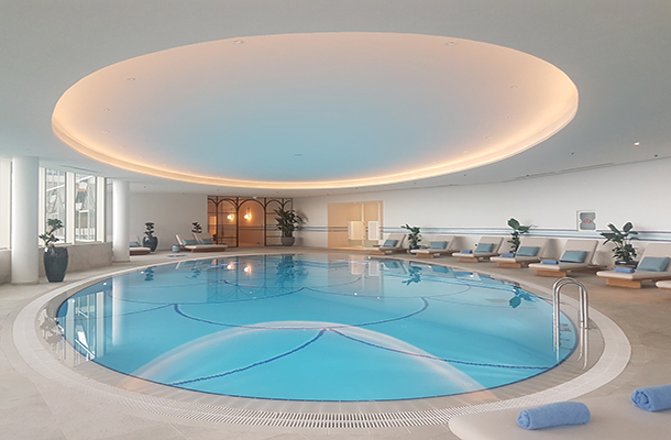 Indoor spa pool at Rixos Premium Dubrovnik Croatia