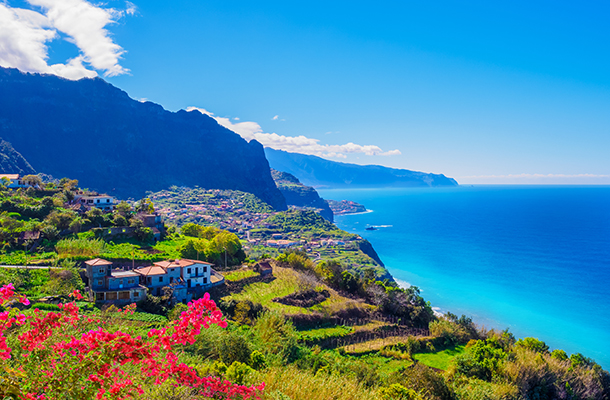 Panoramic view of Madeira Portugal