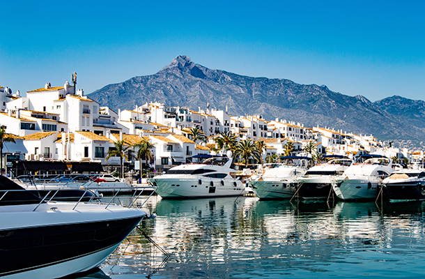 Puerto Banus Marina in Marbella Costa del Sol 